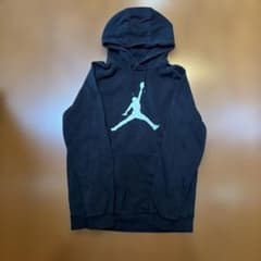 JORDAN ジャンプマンロゴ パーカー ブラック Lのサムネイル
