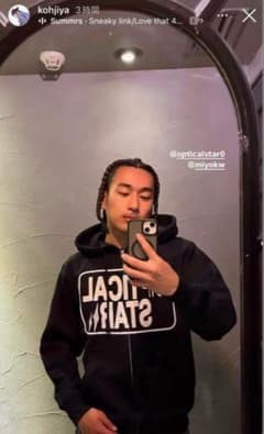 OPTICAL STAR ジップパーカー M - メルカリ