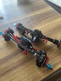 RC 10分の1クローラー用 injora製フロント・リアアクスルセット - メルカリ