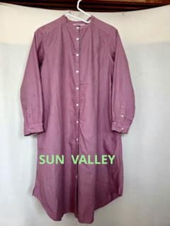 SUN VALLEY ピンク ロングシャツのサムネイル