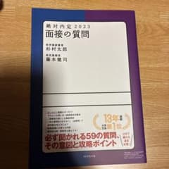 面接の質問 2023 杉村太郎著のサムネイル