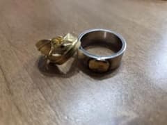 レア✨ゴローズ　正規品　全金フェザーリング18Kのサムネイル