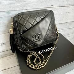 美品CHANEL★フリンジ デカココ チェーンショルダーバッグ★正規品のサムネイル