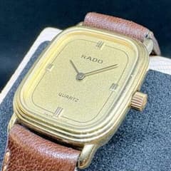☆RADO／ラドー 希少モデル 未使用級／ゴールドフェイス／スイス製