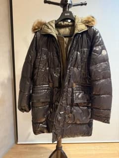 美品】モンクレール ANDRE ラクーン毛皮フード付き リバーシブル 