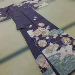 別誂トールサイズ訪問着正絹袷創作品 - メルカリ