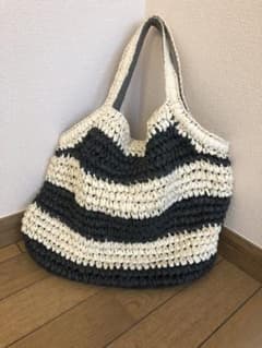 かごバッグ ハンドメイド マルシェバッグのサムネイル