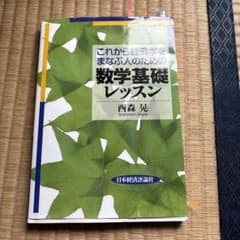 これから経済学をまなぶ人のための数学基礎レッスンのサムネイル