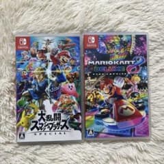 Nintendo Switchソフト スマブラSP マリオカート8DX セット - メルカリ