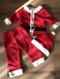 サンタコスプレ　男の子　80サイズのサムネイル