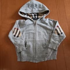 BURBERRY グレー フード付きパーカー 100Aのサムネイル
