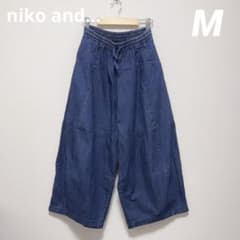 ニコアンド　デニムワイドパンツ Mのサムネイル