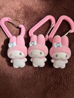 マイメロ×3カラビナフロッキーマスコット　ガチャガチャのサムネイル