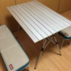 専用 再値下げ コールマン テーブル チェアセットのサムネイル
