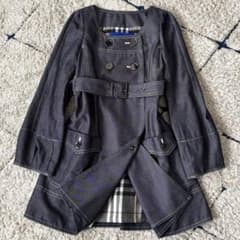 極美品✨】バーバリーブルーレーベル トレンチコート ノーカラー ノバ