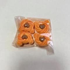 ミニチュア クマ型クッキー デコパーツ 4個セットのサムネイル