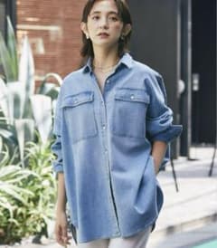 healthy denim almond denim shirtのサムネイル