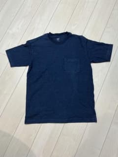 GAP インディゴ染め ポケットTシャツ ネイビー Sのサムネイル