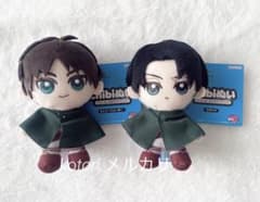 進撃の巨人 Chibiぬい エレン リヴァイ 2点セット - メルカリ