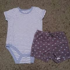 GAP☆半袖ロンパース＆パイル地ショートパンツのサムネイル