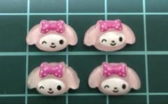 マイメロ（ウインク）ネイルパーツ　4つセットのサムネイル