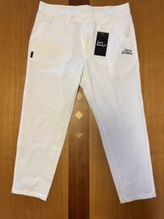 新品タグ付 ジャックバニー ゴルフパンツ 白 サイズ6 メンズのサムネイル