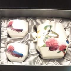 値下げ 新品 台湾陶芸 急須&湯飲みセットのサムネイル