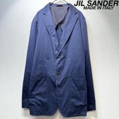 JIL SANDER ナイロンジャケット　50 希少 JIL SANDER 上質 ナイロン デザイン テーラードジャケット 50