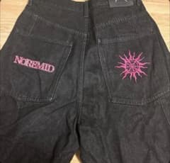 NOREMID ノーリミットリジットデニム ブラック L 希少のサムネイル