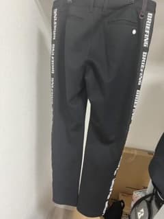 希少XLサイズBRIEFING ロゴ入りパンツ ブラック - メルカリ