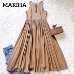MARIHA マリハ 夏のレディのドレス ギャザーフレアワンピース 綿 春夏