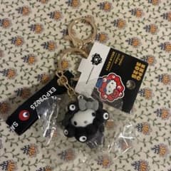 タグ付き 黒 サンリオ ミャクミャクなりきり キーホルダー キティ