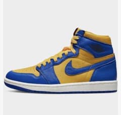NIKE AIR JORDAN 1 ハイカット イエロー×ブルーのサムネイル