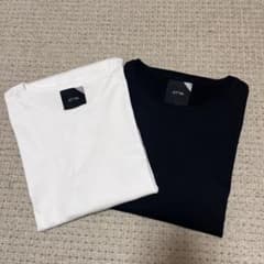 専用です ［ATON］ラウンドヘムTシャツ　２ 白　黒2枚セット 専用です ［ATON］ラウンドヘムTシャツ 2 白 黒2枚セット - メルカリ