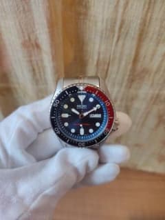 ★新品未使用★セイコー 逆輸入 海外モデル ネイビー SKX009KDのサムネイル