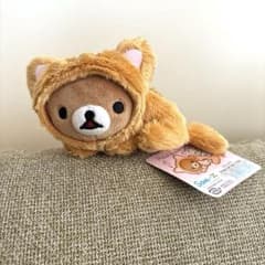 [태그 첨부] 리락쿠마 쁘띠 모아 봉제인형 한가로이 고양이 테마 산엑스