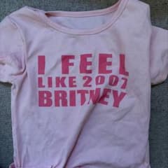 I FEEL LIKE 2007 BRITNEY 半袖Tシャツ　Mサイズのサムネイル