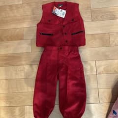 【新品未使用】鳶服　上下セット　キッズ　ニッカポッカのサムネイル