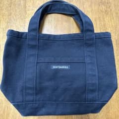 marimekko キャンバス ミニトートバッグ ブラックのサムネイル