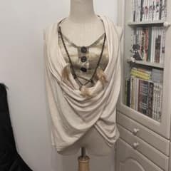 d.i.a. ネックレスつき レイヤード風平成ギャルトップス d.i.a. ネックレスつき レイヤード風平成ギャルトップス - メルカリ