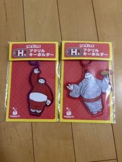베이맥스 Happy 복권 아크릴 키홀더 H상 2개 세트