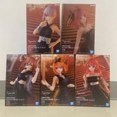 五等分の花嫁∬ Kyunties フィギュア　5種セットのサムネイル