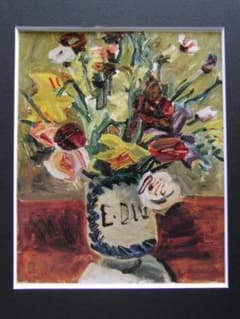 小絲源太郎、「花」、希少な額装用画集より、新品高級額装付