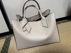 ハンドバッグ アイボリー ショルダー付きのサムネイル