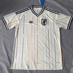 adidas 日本代表 シャツ 2XL ストライプ - メルカリ
