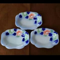 深川製磁花柄皿3枚セット - メルカリ