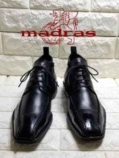 madras 마드라스 레이스 업 부츠 26.0cm 블랙