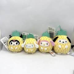 サンリオキャラクターズ フルーツ着ぐるみマスコット∼パイン∼ 4種