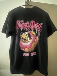 NastyDog Tシャツ ブラック ピンクロゴのサムネイル