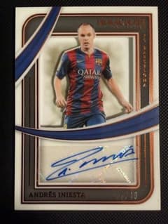 Panini Immaculate Andrés Iniesta直筆サインのサムネイル